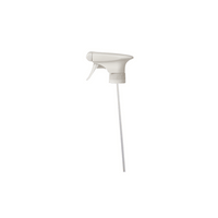 Le vaporisateur Johannes Kiehl KG Kiehl (sans aérosol) PCR, blanc, avec bouchon à verrouillage, modèle Tablefit, en verre transparent, adapté aux flacons à col large de 750 ml et aux flacons à entonnoir de 500 ml (lot de 6 pièces), est représenté sur fond blanc.