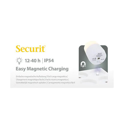 Papstar Securit® 4 LED-Teelichter Nachfüllpack Ø 4 cm · 5 cm "Amsterdam" Leuchtdauer 12-40h