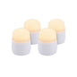 Papstar Securit® 4 LED-Teelichter Nachfüllpack Ø 4 cm · 5 cm "Amsterdam" Leuchtdauer 12-40h