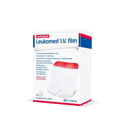 Film Leukomed I.V., fixation stérile de l'aiguille
