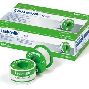 Leukosilk, pansements en rouleau, avec languette européenne