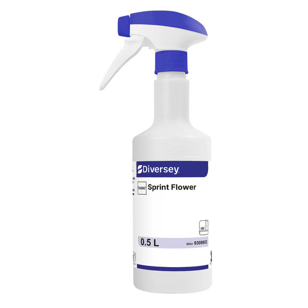 TASKI Sprint Flower Nachfüllflasche Sprühflasche | Karton (6 Flaschen)