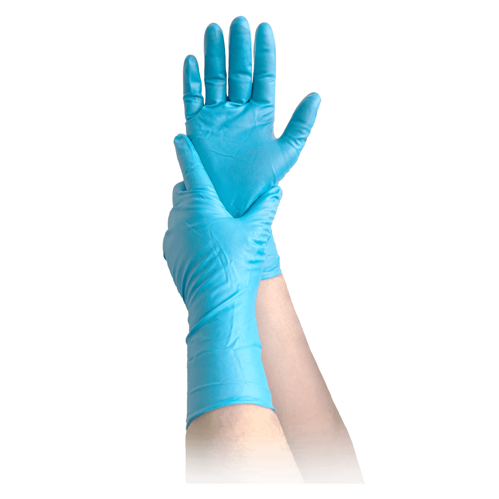 MaiMed-ChemGuard, unsteril, puderfrei Nitril-Vollschutz-Handschuh, 50St/Box