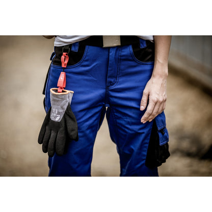 Clip NITRAS, plastique, rouge | Boîte (500 paquets)