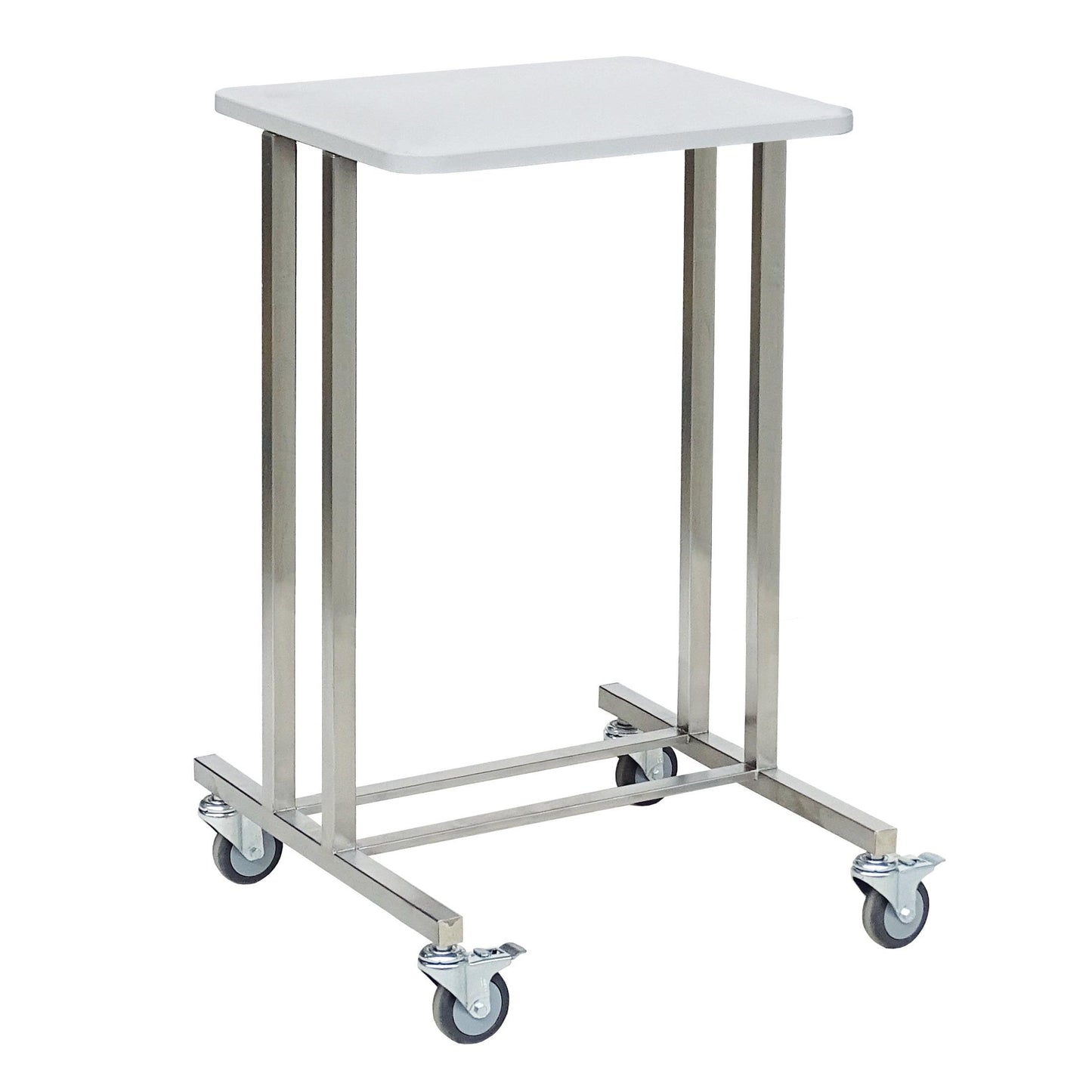 Der Novocal Systemwagen Modula 1 verfügt über ein stabiles Rahmengestell, vier Ø75 mm Leichtlauflenkrollen (2 mit Bremsen) und eine rechteckige weiße Platte, die ihn zu einer vielseitigen Transportlösung für jeden Arbeitsbereich macht. Marke: Novocal.