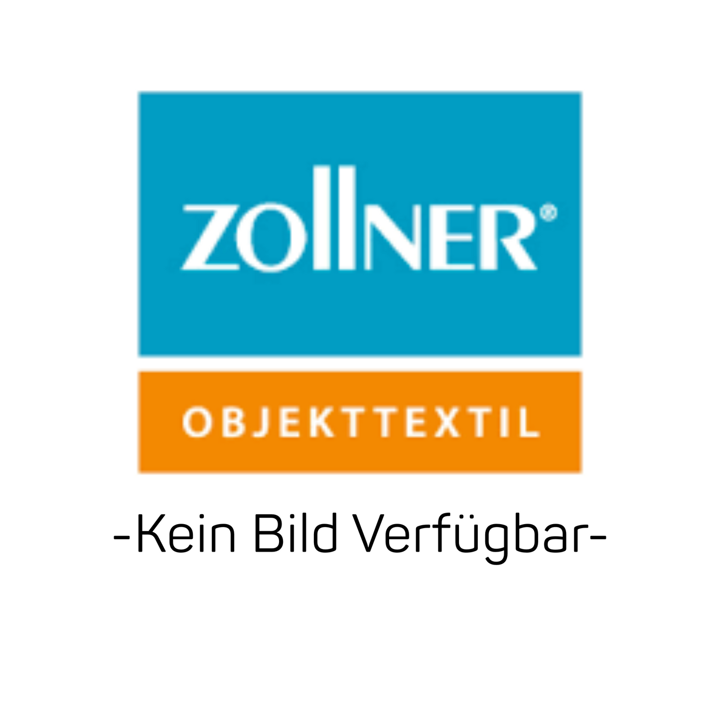 Eine blau-orangefarbene Grafik mit den Schriftzügen "Zollner" und "Objekttextil" sowie "Kein Bild Verfügbar" ist ideal, um Artikel wie den Zollner Kasack Frieda-L, XXXXL, 352-apfelgrün | Packung (1 Stück) zu präsentieren, wenn kein Bild vorhanden ist.