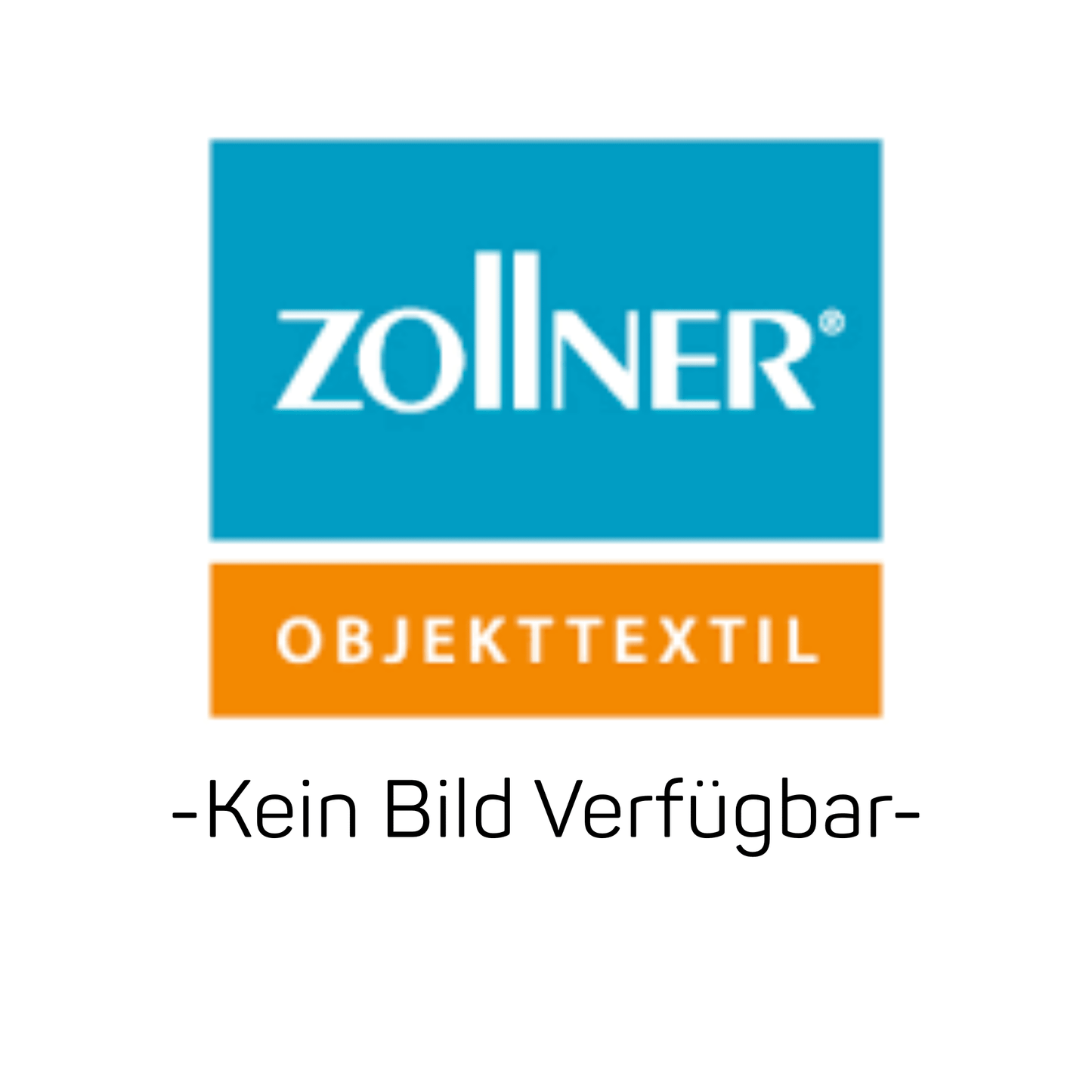 Das Bild zeigt das Logo der Zollner Objekttextil GmbH über "OBJEKTTEXTIL" in einem orangefarbenen Kasten und darunter "-Kein Bild Verfügbar-", was darauf hinweist, dass es kein Bild für die Zollner Berufshose Sara, 36, 001-weiß | Packung (1 Stück) gibt.