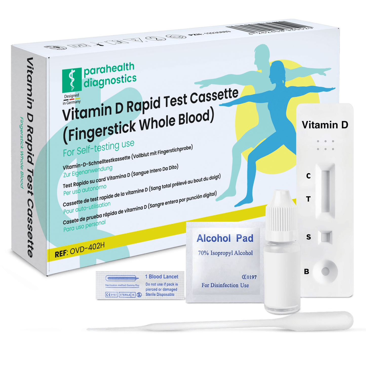 Test Test Vitamin-D Test Kit Rapid Rapid Test rapide | 1 morceau
