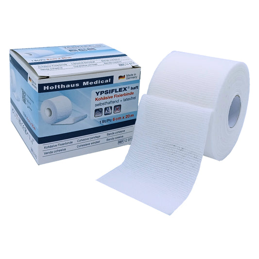 YPSIFLEX® haft kohäsive Fixierbinde, latexfrei | Packung (1 Rolle)
