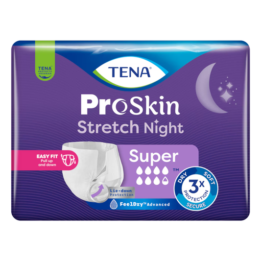Pantalon d'incontinence Tena ProSkin Stretch Night Super