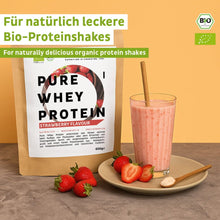 Bio Whey Protein Pulver Erdbeere