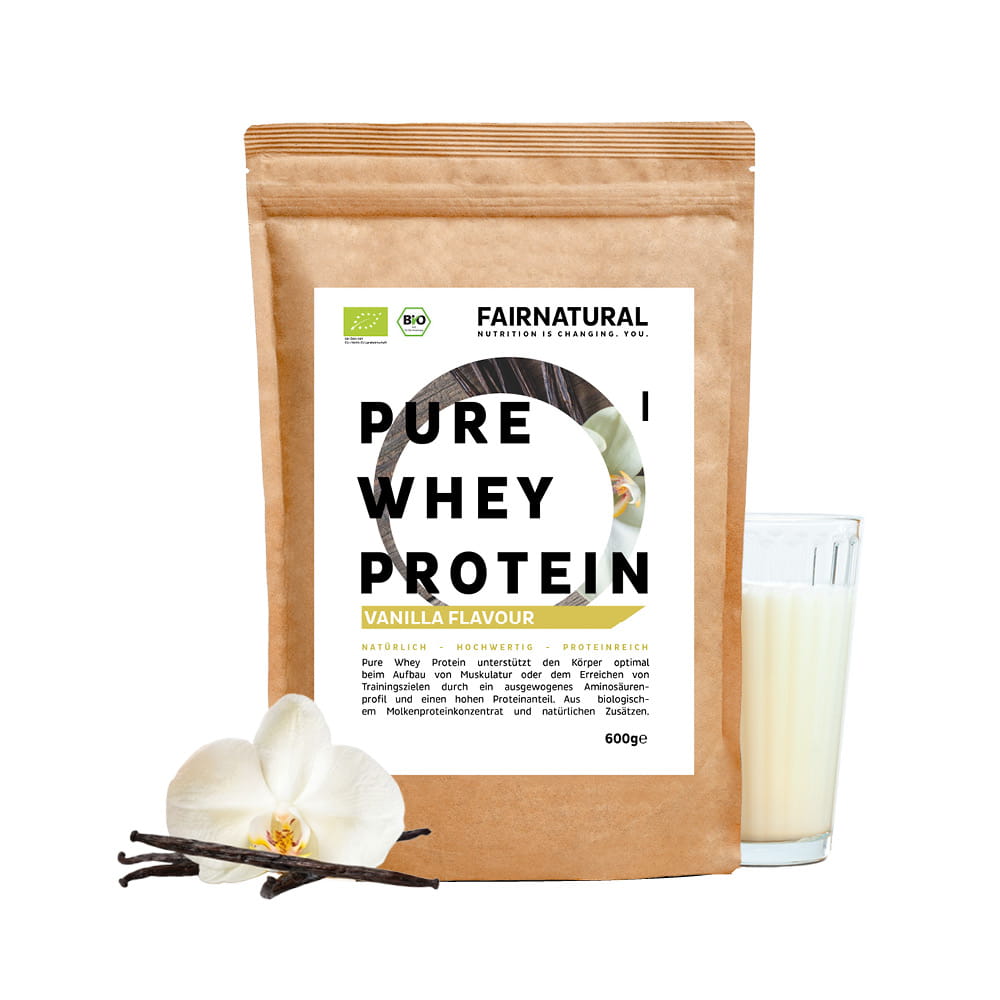 Bio Whey Protein Pulver Vanille
