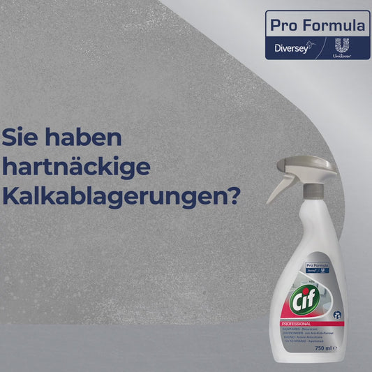 Cif Professional Badreiniger, Reiniger und Entkalker | Flasche (750 ml)