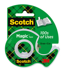 Ruban adhésif Scotch® Magic™ Clipstrip, couleurs froides, 19 mm x 19 m, 2 x 12 rouleaux | Paquet (1 rouleau)