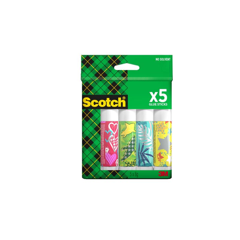 Scotch® Permanent-Klebestift, 8 g, 5 Stifte/Packung | Packung (5 Stück)