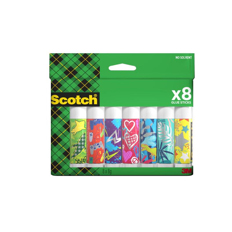 Scotch® Permanent-Klebestift, 8 g, 8 Stifte/Packung, 30 Packungen/Karton | Packung (8 Stück)