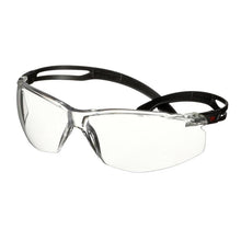 Lunettes de sécurité 3M™ SecureFit™ 500, branches noires, revêtement antibuée/anti-rayures Scotchgard™ (K&N), lentilles transparentes, SF501SGAF-BLK-EU, 20 par paquet | Paquet (1 pièce)