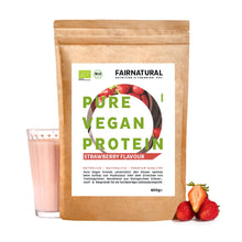 Poudre de protéine vegan bio fraise sans soja